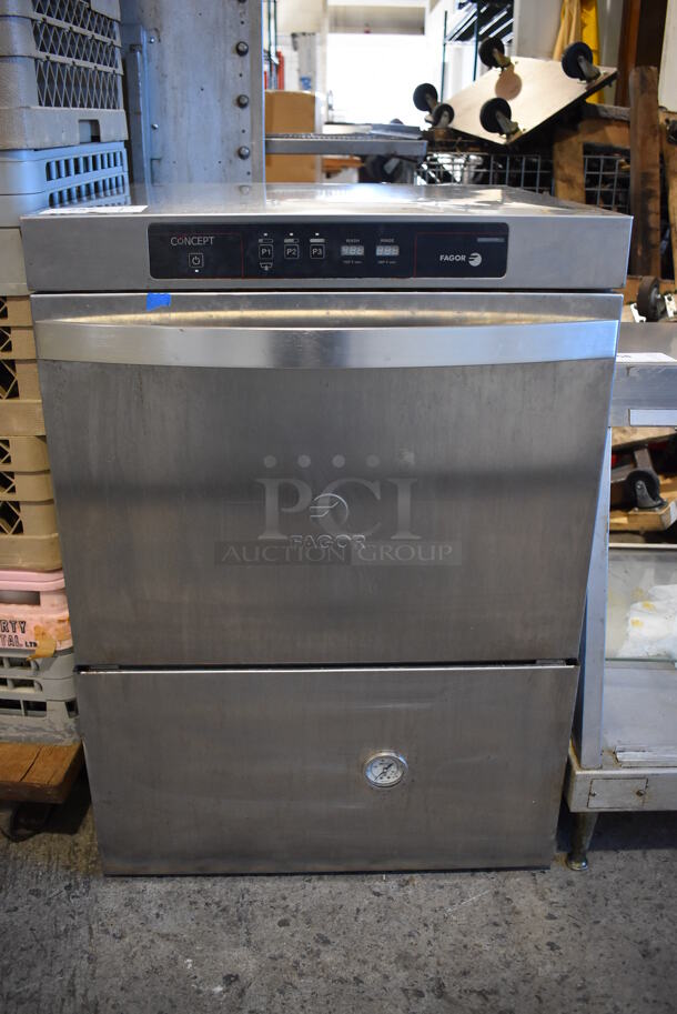Fagor CO-502W Stainless Steel Commercial Undercounter Dishwasher. 208-240 Volts, 1 Phase. 23.5x26x33 - Image 3 of 10