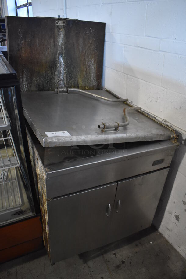 Pitco Frialator Stainless Steel Commercial Gas Powered Donut Fryer. 30x42x59 - Image 3 of 7