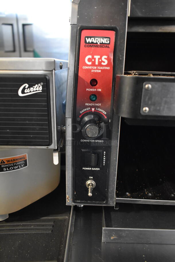 Waring CTS1000 Stainless Steel Commercial Countertop Electric Powered Conveyor Toaster Oven. 120 Volts, 1 Phase. Tested and Working! - Image 4 of 5