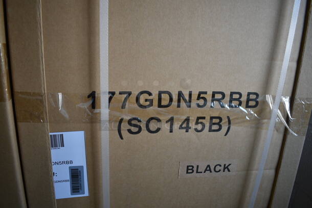BRAND NEW IN BOX! Galaxy 177GDN5RBB Metal Commercial Single Door Reach In Cooler Merchandiser w/ Poly Coated Racks and LED Lighting. 110-120 Volts, 1 Phase. - Image 3 of 3