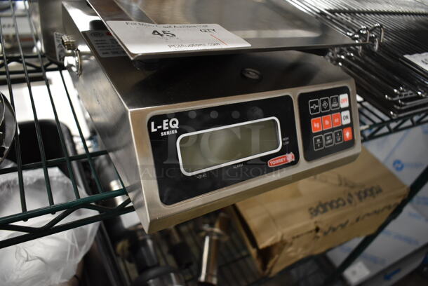 BRAND NEW SCRATCH AND DENT! Torrey L-EQ 5/10 Stainless Steel 10 lb. Digital Portion Control Scale. Tested and Working! - Image 4 of 7