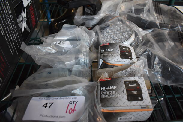 ALL ONE MONEY! Lot of Various BRAND NEW! Items Including Hitch, Hook, Hi Amp Circuit Breaker - Image 4 of 5
