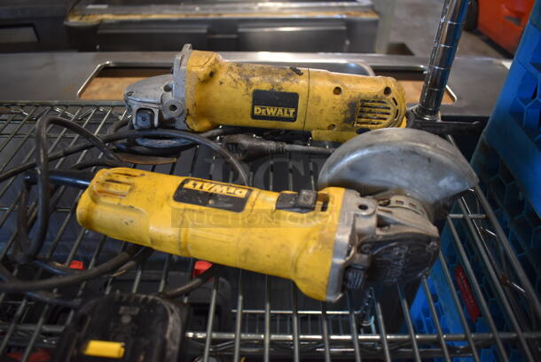 ALL ONE MONEY! Tier Lot of Various Tools Including Rigid R3001 Saw, Rigid R860052 Drill, Rigid Battery Charger, Ramset MasterShot Fastener, Ryobi P246 Series D Multi Tool, DeWalt DW9099 Drill, DeWalt Battery and Charger, DeWalt DWE4011 Angle Grinder, DeWalt D28402 Angle Grinder. - Image 11 of 12