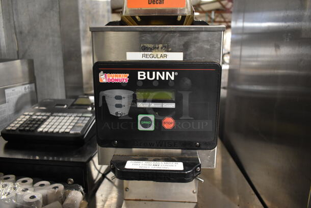 2013 Bunn G9WD-RH Stainless Steel Commercial Countertop Single Hopper Coffee Bean Grinder. 120 Volts, 1 Phase. Tested and Working! - Image 3 of 8