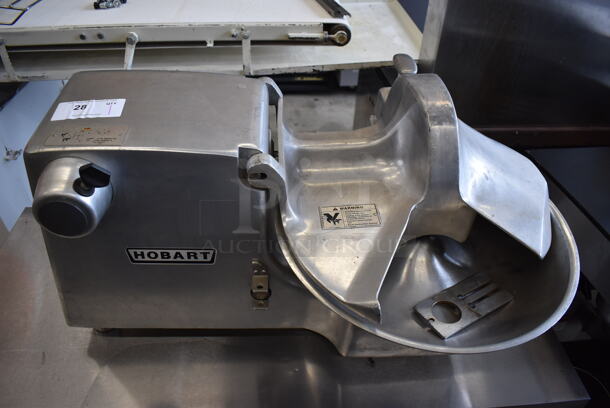 Hobart 84186C Stainless Steel Commercial Countertop Buffalo Chopper w/ S Blade. 115 Volts, 1 Phase. 36x24x18. Tested and Working!