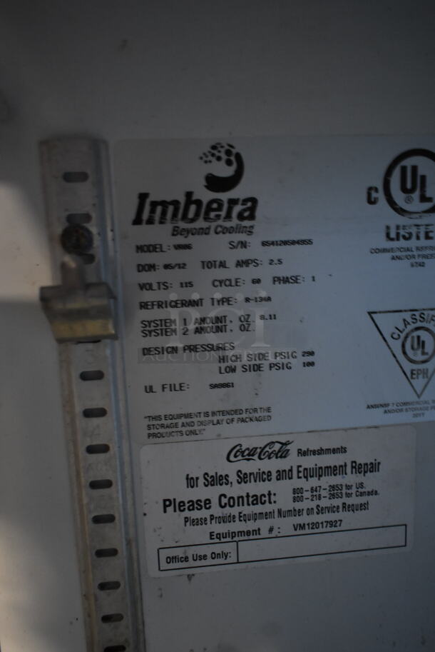 Imbera VR06 Metal Commercial Mini Cooler Merchandiser. 115 Volts, 1 Phase. Tested and Working! - Image 4 of 4