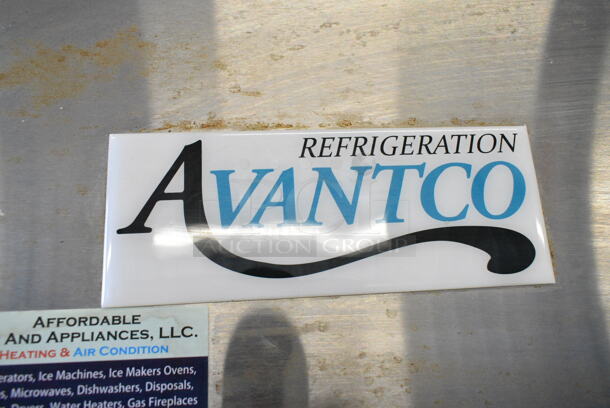 Avantco 178A19FHC Stainless Steel Commercial Single Door Reach In Freezer w/ Poly Coated Racks on Commercial Casters. 115 Volts, 1 Phase. Tested and Working! - Image 3 of 8