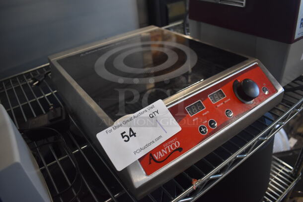2019  Avantco IC 1800 Stainless Steel Commercial Countertop Electric Powered Single Burner Induction Range. 120 Volts, 1 Phase. 13x16x4 - Image 2 of 5
