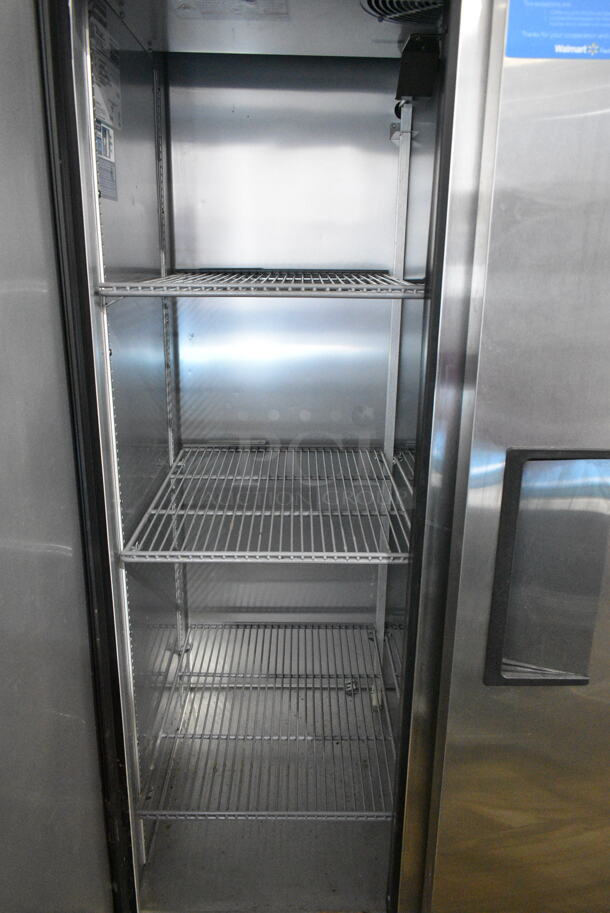 2021 True T-35-HC Stainless Steel Commercial 2 Door Reach In Cooler w/ Poly Coated Racks. 115 Volts, 1 Phase. Tested and Working! - Image 4 of 5