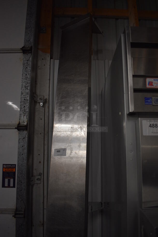 Stainless Steel Shelf w/ Wall Mount Brackets. 108x12x10 - Image 2 of 3