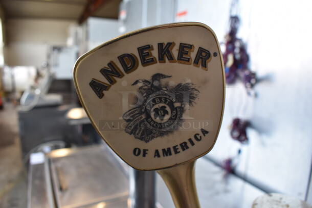 Beverage Air DD68C Stainless Steel Commercial Direct Draw Kegerator w/ 2 Beer Towers, 2 Sliding Lids and 2 Doors on Commercial Casters. 115 Volts, 1 Phase. Tested and Powers On But Does Not Get Cold - Image 4 of 11