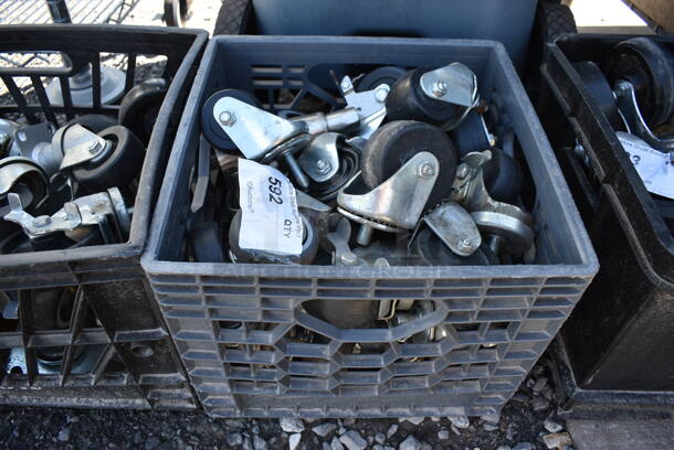ALL ONE MONEY! Lot of Various Items Including Commercial Casters. 13x13x11 - Image 1 of 4