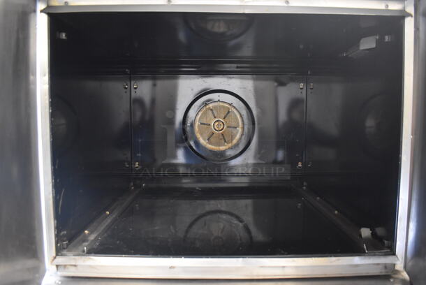 2 Blodgett ENERGY STAR Stainless Steel Commercial Electric Powered Full Size Convection Oven w/ Solid Doors and Thermostatic Controls. 208-240 Volts, 3 Phase. 38x40x71.5. 2 Times Your Bid! - Image 5 of 9