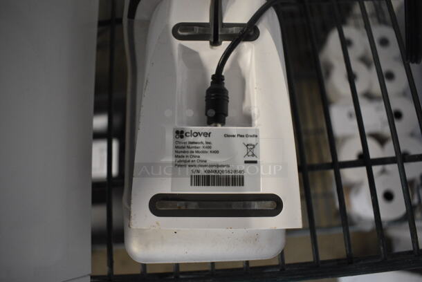 Clover Model C503 7" POS Monitor, Clover Tap To Pay Unit and Clover Model K400 Flex Cradle - Image 3 of 4