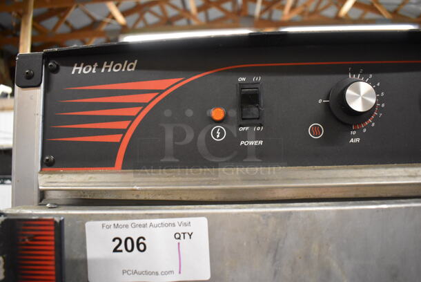 Cres Cor H1381834C Metal Commercial 2 Half Size Door Reach In Warming Cabinet on Commercial Casters. 120 Volts, 1 Phase. 29x34x73. Tested and Working! - Image 2 of 8