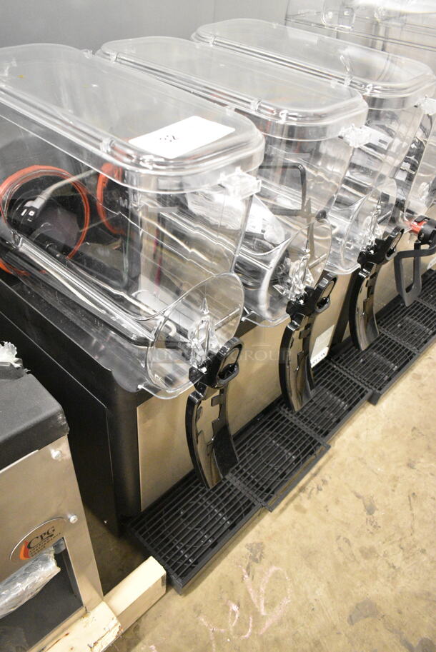 BRAND NEW SCRATCH AND DENT! Narvon 378RBD3G3 Stainless Steel Triple 3 Gallon Bowl Refrigerated Beverage Dispenser. 115 Volts, 1 Phase. Tested and Working! - Image 4 of 9