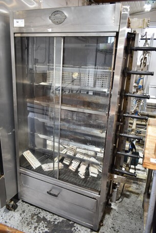 Boston Stainless Steel Commercial 6 Spit Rotisserie Oven.  - Image 1 of 8
