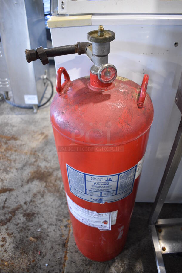 Kitchen Knight II PCL-600 Metal Fire Suppression Tank. 11x11x38