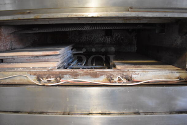 2 Sveba Dahlen DC-12-DD Stainless Steel Commercial Electric Powered Single Deck Pizza Oven on Metal Legs. 208-230 Volts, 3 Phase. 55x50x71. 2 Times Your Bid!  - Image 9 of 11