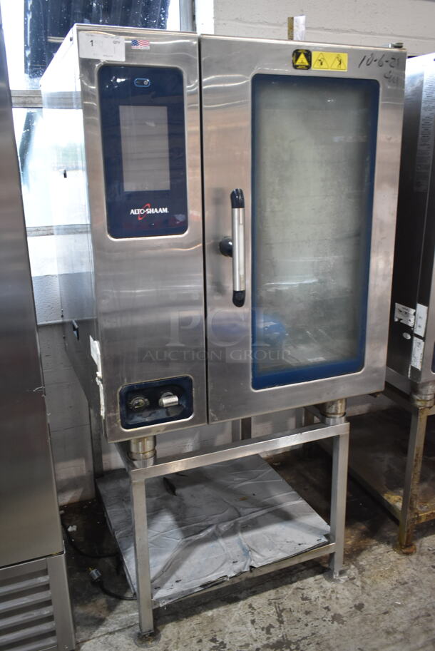 2016 Alto Shaam CTP10-10E Stainless Steel Commercial Electric Powered Combi Convection Oven on Stand. 208-240 Volts, 3 Phase. - Image 2 of 5