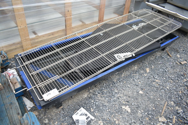 BRAND NEW SCRATCH AND DENT! Backyard Pro CHAR-72 72" Heavy-Duty Steel Charcoal Grill with Adjustable Grates, Removable Legs, and Cover - Image 2 of 6