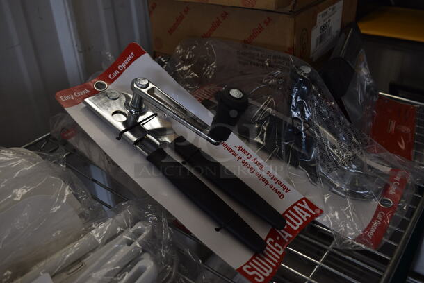 4 BRAND NEW! Swing-a-way Stainless Steel Can Openers. 8". 4 Times Your Bid! - Image 3 of 3