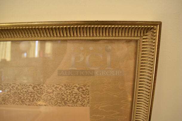 Framed Picture of Cranes Flying Into a Rising Sun - Image 5 of 6