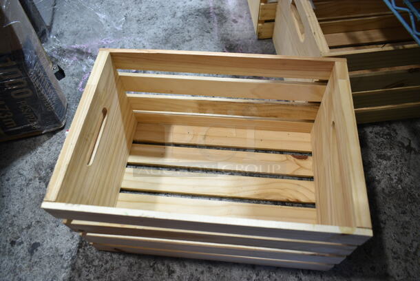 3 Wooden Crates. 3 Times Your Bid! - Image 2 of 4