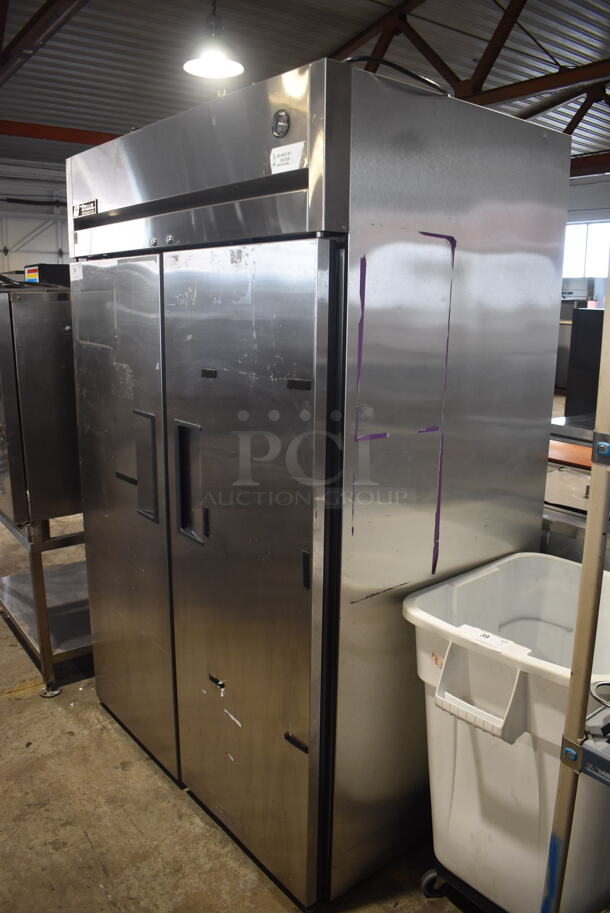 2011 True TG2R-2S Commercial Stainless Steel Reach In Electric Powered Cooler With Polycoated Racks. 115V/Phase 1 Tested And Working! - Image 3 of 6