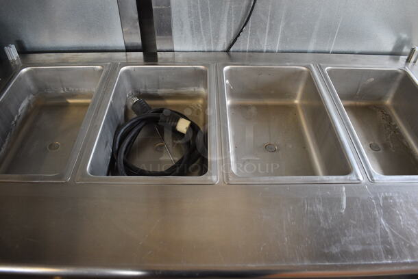 Model HFT-64 Stainless Steel Commercial Electric Powered 4 Bay Steam Table. 230 Volts. 63x34x30 - Image 4 of 6
