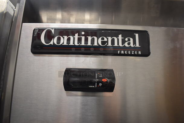 Continental 2FE ENERGY STAR Stainless Steel Commercial 2 Door Reach In Freezer on Commercial Casters. Missing Doors. 115 Volts, 1 Phase. 57x34x82. Tested and Does Not Power On - Image 6 of 6