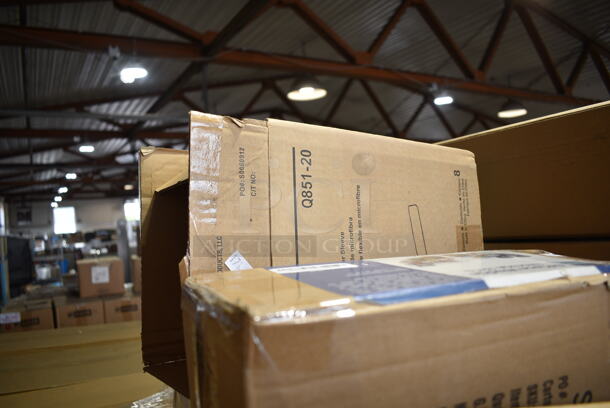 PALLET LOT of 30 BRAND NEW Boxes Including 3 Box Rubbermaid Q851-20 Dust Mops, Honey Mustard, PL2N Dart Clear Plastic Lids, Solo Plastic Cups, 42BR Cups, Solo P325N 3.25 oz. Translucent Polystyrene Souffle Cup / Portion Cup - 2500/Case. 30 Times Your Bid!  - Image 4 of 12