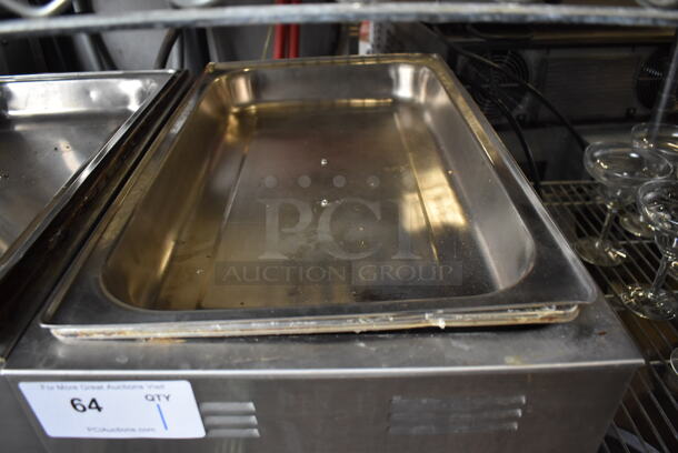 2010 Adcraft FW-1200WF Stainless Steel Commercial Countertop Food Warmer. 120 Volts, 1 Phase. 14.5x23x9. Tested and Working! - Image 3 of 4