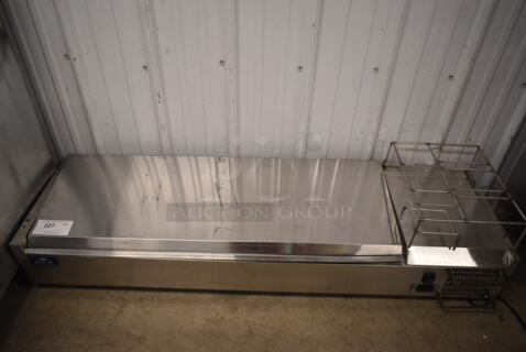 Arctic Air ACP55 Stainless Steel Commercial Countertop Refrigerated Rail. 115 Volts, 1 Phase. Tested and Working!