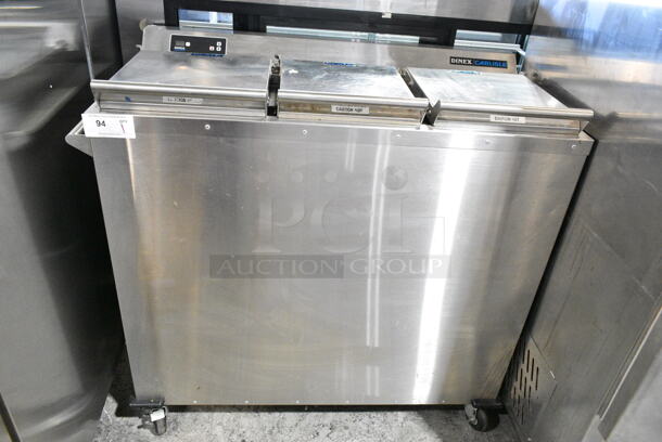 Dinex DXIDPC30180 Stainless Steel Commercial Plate Heater on Commercial Casters. 208 Volts, 1 Phase.  - Image 1 of 8
