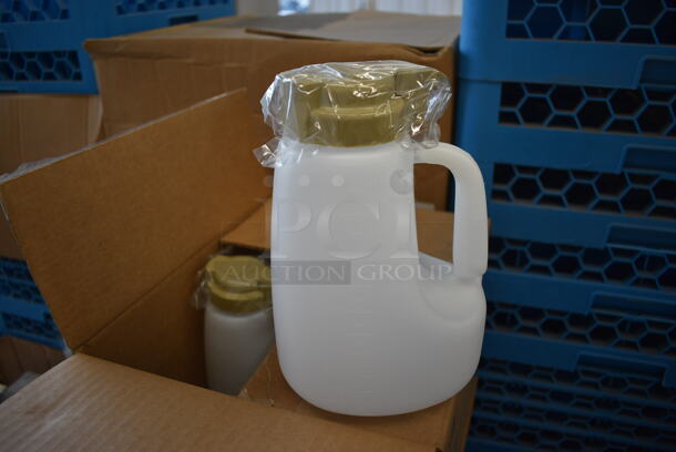 ALL ONE MONEY! Lot of 18 Poly Jugs. 6x4x8