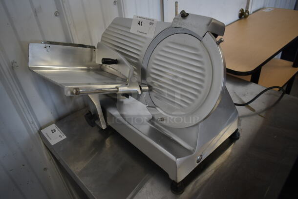 Stainless Steel Commercial Meat Slicer w/ Blade Sharpener. 115 Volts, 1 Phase. Tested and Working! - Image 2 of 7