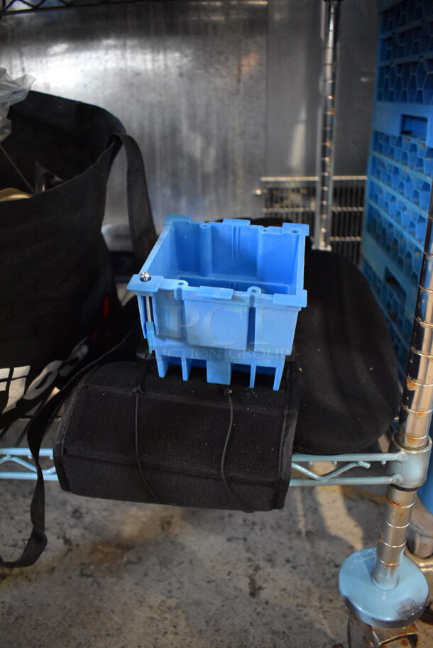 ALL ONE MONEY! Tier Lot of Various Items Including Bags, Pressure Pump Down System, Makita Drill, Tool Bag and Wires - Image 6 of 10