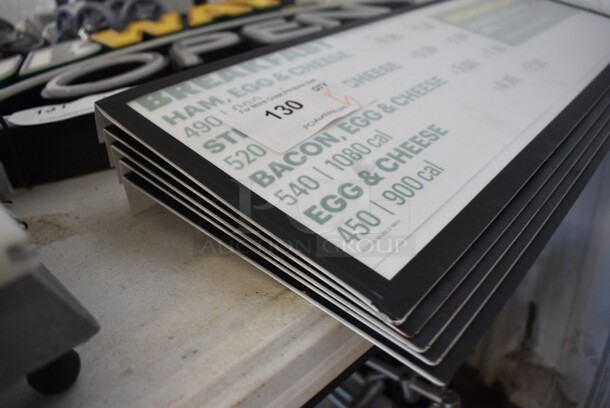 5 Metal Signs w/ Magnetic Poly Covers. 24.5x1x9. 5 Times Your Bid! - Image 3 of 3