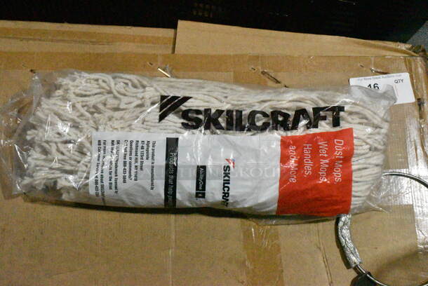 4 BRAND NEW SCRATCH AND DENT! Items Including Rubbermaid HYGEN FGQ56000YL00 Quick Connect Microfiber Wet / Dry Mop Frame, Rubbermaid HYGEN FGQ55000YL00 11" Quick Connect Microfiber Wet / Dry Mop Frame, 2 Skilcraft #24 Mop Heads. 4 Times Your Bid!  - Image 6 of 9