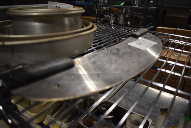 Stainless Steel Rocking Pizza Pie Cutter. 21x1x5 - Image 3 of 3