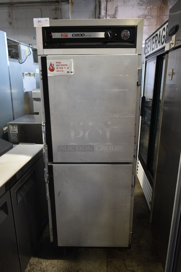 Metro C200 Series Metal Commercial Heated Holding Cabinet on Commercial Casters. Tested and Working! - Image 1 of 6
