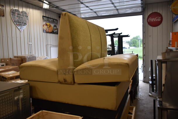 10 Booth Seats; 3 Double Sided and 7 Single Sided. Includes 77x24x37. 10 Times Your Bid! - Image 2 of 7