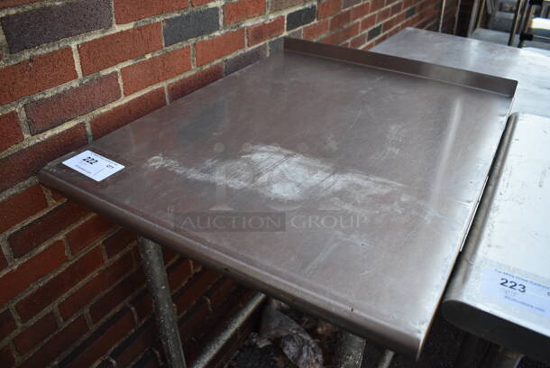 Stainless Steel Table w/ Back Splash. 24x30x37 - Image 3 of 4