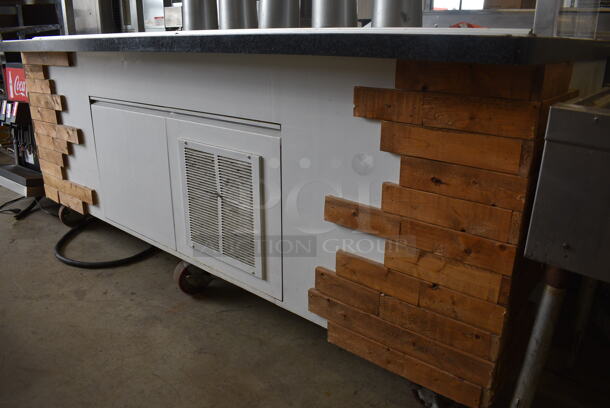 Stainless Steel Commercial 5 Well Steam Table w/ 5 Head Warming Lamp on Commercial Casters. 208 Volts, 1 Phase. 84.5x40x57.5 - Image 5 of 5
