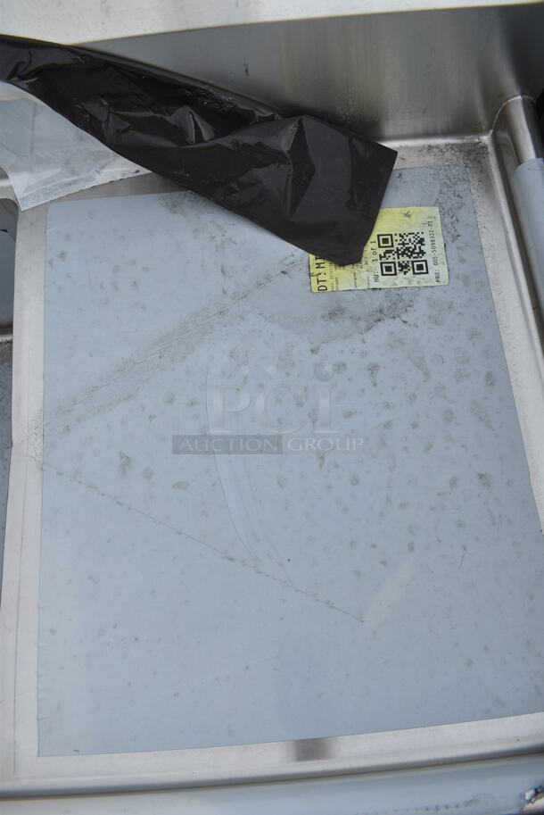 BRAND NEW SCRATCH AND DENT! Regency 600S32424224 Stainless Steel 87" 2 Bay Sink w/ Dual Drain Boards. Bays 24x24x13. Drain Boards 16.5x25.5  - Image 4 of 10