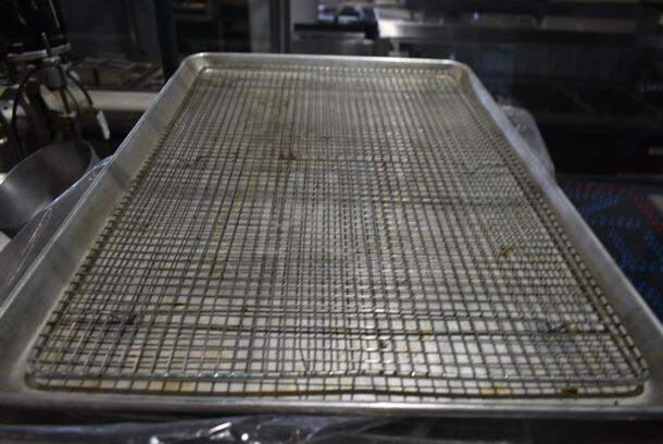 11 Metal Full Size Baking Pans w/ 1 Cooling Rack. 11 Times Your Bid! - Image 3 of 3