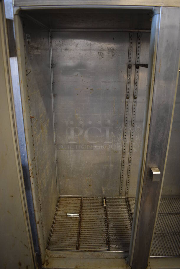 Victory Model RA-2D-7 Stainless Steel Commercial 2 Door Reach In Cooler. 115 Volts, 1 Phase. 52x36x84. Tested and Powers On But Temps at 45 Degrees - Image 6 of 7