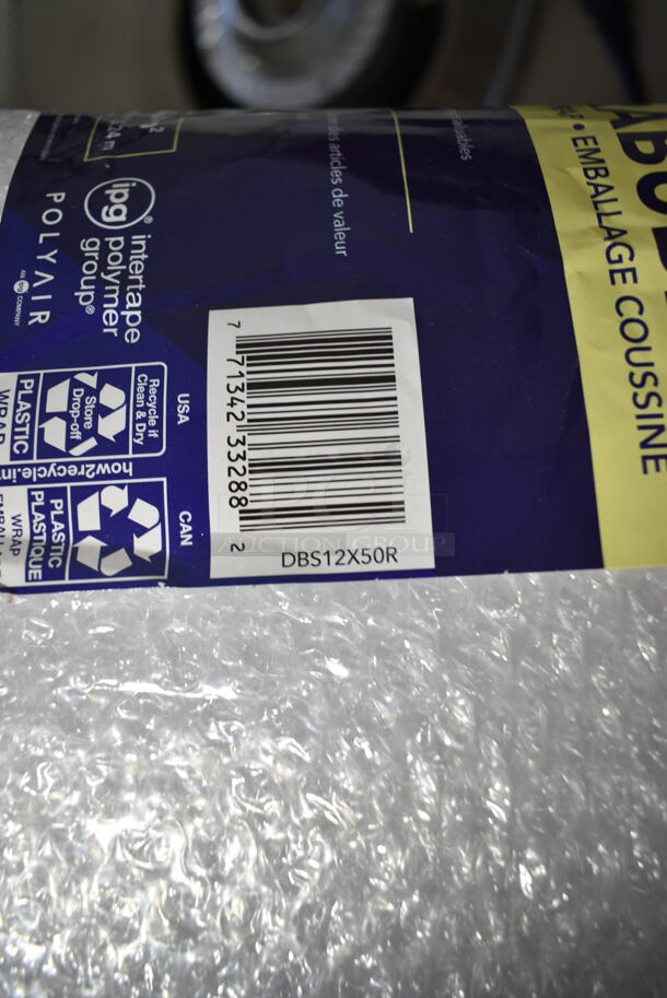 BRAND NEW SCRATCH AND DENT! Lot Includes DBS12X50R 3/16" Durabubble - 12" x 50' mini rolls perf 12" 7, Metal Legs - Image 4 of 7