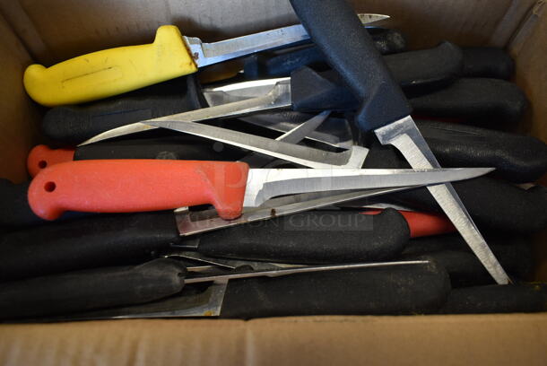 70 SHARPENED Stainless Steel Knives Including Fillet Knives. 70 Times Your Bid! - Image 2 of 4